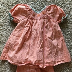 Adorable fall smocked outfit